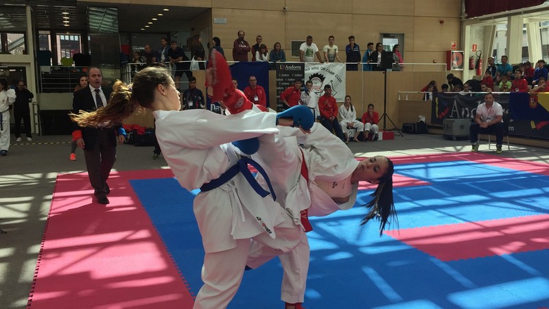 Ocho medallas para el karate navarro en el Open de Escaldes